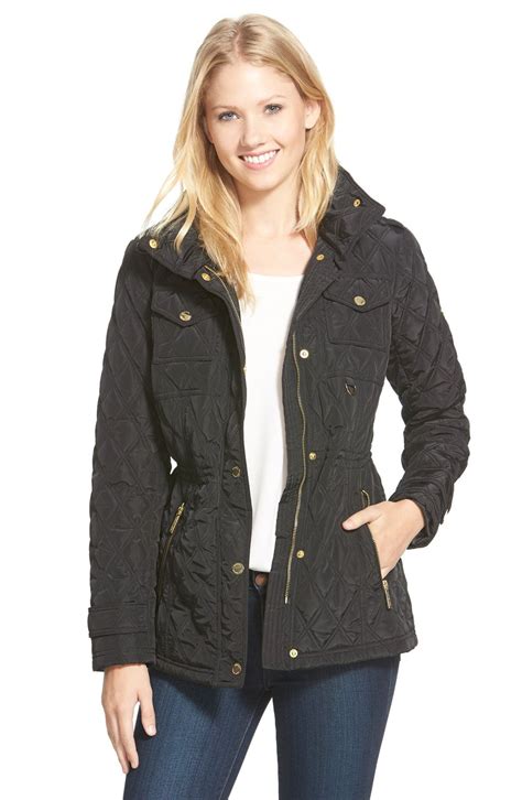 michael kors jacket quilt knit|Michael Kors waterproof jacket.